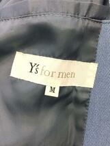 Y’s for men◆ステンカラーコート/ロングコート/M/ウール/BLU/MC-C02-115/水色_画像3