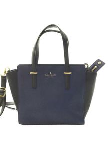 kate spade new york◆ショルダーバッグ/PVC/BLU