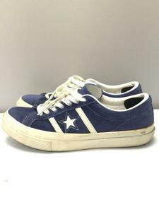 CONVERSE◆STAR&BARS SUEDEスター＆バーズローカットスニーカー/26cm/NVY/スウェード/1CL824