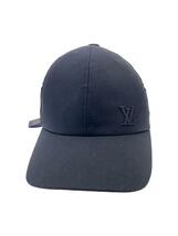 LOUIS VUITTON◆キャップ/FREE/BLK/総柄/メンズ/M77114/MONOGRAM MESH BASEBALL CAP_画像1