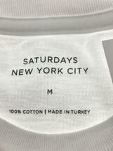 Saturdays NYC(SATURDAYS SURF NYC)◆Tシャツ/M/コットン/WHT_画像3