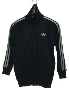 adidas◆ジャージ/STYLE-410/S/ポリエステル/BLK/無地/STYLE-410