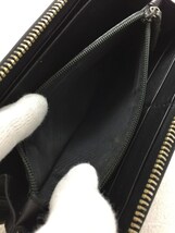 GUCCI◆長サイフ_グッチシマ/レザー/BLK/メンズ_画像4