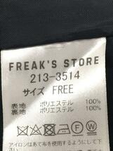 FREAK’S STORE◆トレンチコート/FREE/ポリエステル/NVY_画像4