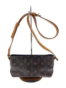 LOUIS VUITTON◆トローター_モノグラム・キャンバス_BRW/PVC/BRW