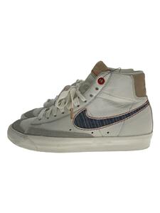 NIKE◆BLAZER MID 77 X DENHAM_ブレーザー MID 77 X デンハム/27.5cm/WHT/レザ