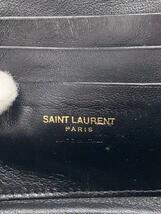 SAINT LAURENT◆ショルダーバッグ/スウェード/BLK/612579_画像5