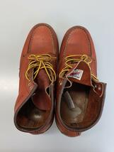 RED WING◆レースアップ/ワーク/ミドルブーツ/US9/BRW/ブラウン/チャ/05312_画像3