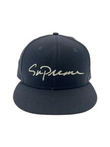 Supreme◆シュプリーム/キャップ/7 1/4/コットン/ネイビー//無地/メンズ/RN11493 CA40289