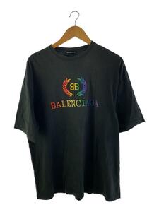 BALENCIAGA◆Tシャツ/XL/コットン/BLK/570605