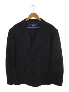 JUNYA WATANABE COMME des GARCONS MAN◆ウールカシミヤビーバー12/テーラードジャケット/XS/ウール/BLK/無地/wl-j031