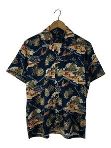 Beams Heart ◆ Рубашка Aloha/M/Polyester/Blu/Total Pattern/42-01-0128-147