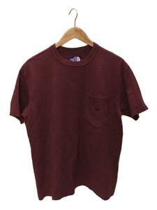 THE NORTH FACE PURPLE LABEL◆7OZ POCKET TEE_7オンスポケットティー/S/コットン/BRD/NT3366N