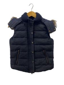LOUNIE* down vest /36/ polyester /NVY/16510401