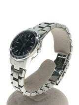 CITIZEN◆傷有/ソーラー腕時計/アナログ/ステンレス/BLK/SLV/SS/Ｈ335-R005685_画像2