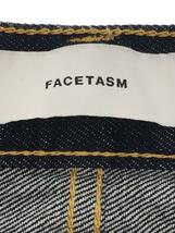 FACETASM◆17AW/WASHED FLARE DENIM/カットオフブーツカットパンツ/1/コットン/IDG/CHG-PT-U_画像4