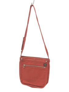 PORTER◆NAKED BOOK BAG/ショルダーバッグ/RED/667-19787/色褪せ