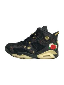 NIKE◆AIR JORDAN 6 RETRO CNY/ハイカットスニーカー/28cm/BLK