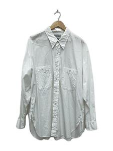 Marvine Pontiak shirts makers◆長袖シャツ/one/コットン/WHT/MPSM-1905S