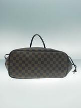 LOUIS VUITTON◆1)ネヴァーフルMM_ダミエ・エベヌ_BRW/PVC/BRW_画像4