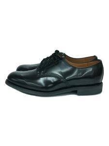 SANDERS◆ドレスシューズ/US7.5/BLK/2246B/Officer Shoe