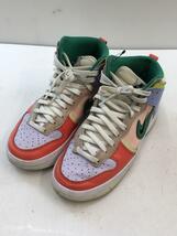 NIKE◆DUNK HIGH UP_ダンク ハイ アップ/25cm/マルチカラー/フェイクレザー_画像2