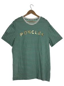 MONCLER◆Tシャツ/L/コットン/GRN/ボーダー/C-SCOM-20-45880