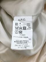 A.P.C.◆コート/S/コットン/BEG_画像4