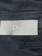 Dior HOMME◆3B/センターベント/テーラードジャケット/ジャケット/38/ウール/グレー/チェック/3ポケット/ボタン_画像3