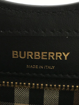 BURBERRY◆ハンドバッグ/レザー/CML/2WAY/ミニポケットバッグ/カシミヤ/チェック/8035839_画像3