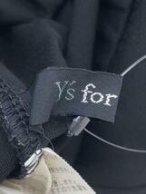 Y’s for living◆サルエルパンツ/-/コットン/BLK_画像4