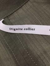 DIGNITE COLLIER◆テーラードジャケット/FREE/レーヨン/KHK/TK-807150_画像3