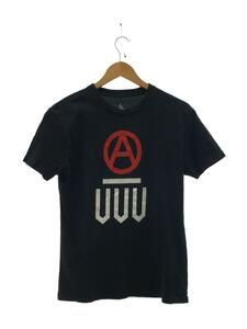 AMBUSH◆Black VVV Anarchy T-Shirt/M/コットン/BLK/プリント