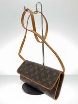 LOUIS VUITTON◆ポシェット・ツインGM_モノグラム・キャンバス/ショルダーバッグ/ブラウン/斜め掛け/M51852_画像2