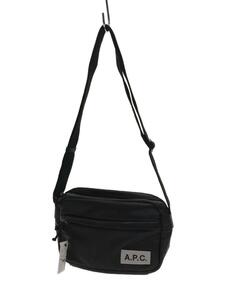 A.P.C.◆ショルダーバッグ/フェイクレザー/BLK/NT0220