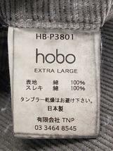 hobo◆コーデュロイパンツ/ボトム/XL/コットン/グレー/HB-P3801_画像4