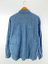 SOFTHYPHEN/CHAMBRAY SHIRT/シャンブレーシャツ/2/コットン/ブルー/MGMFB221059_画像2