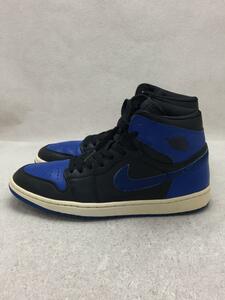 NIKE◆AIR JORDAN 1 RETRO/エアジョーダンレトロ/ブラック/136066-041/28cm/BLK