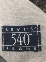 Levi’s◆ストレートパンツ/36/デニム/ブラック/90s/540/USA製//W36/L29_画像4