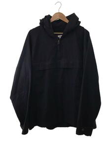 NAUTICA◆90s00s/コットン ハーフジップ アノラックパーカー/XXL/コットン/ネイビー