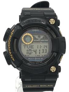 CASIO◆ソーラー腕時計・G-SHOCK/デジタル/BLK