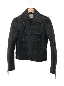 NEBULLA VENTI/ double rider's jacket /38/ leather /BLK