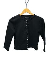 agnes b.◆Black Le Petit snap cardigan/1/コットン/BLK/ED17M001_画像1