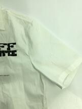 OFF-WHITE◆半袖シャツ/S/コットン/ホワイト/omga163s21fab010/シミ、汚れ有り/オフホワイト_画像7