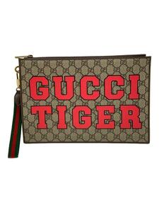 GUCCI* bag /TIGER print /PVC/BRW/688378496085