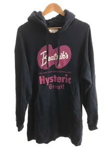 HYSTERIC GLAMOUR◆長袖ワンピース/FREE/コットン/NVY/01223CO05