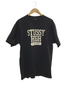 STUSSY◆Tシャツ/L/コットン/BLK/プリント