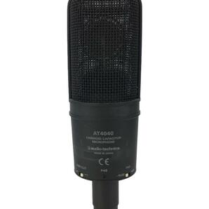 audio-technica◆オーディオテクニカ/コンデンサーマイク/BLK/AT4040/ケース付きの画像1