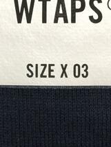 WTAPS◆22SS/JAM 01 LS COTTON/マルチボーダーTシャツ/3/コットン/BLU/221ATDT-CSM30_画像4