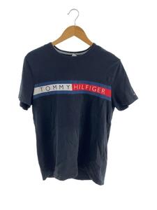 TOMMY HILFIGER◆Tシャツ/M/コットン/BLK/無地